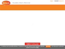 Tablet Screenshot of bimed.si